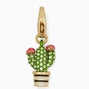 NWT kate spade new york cactus charm